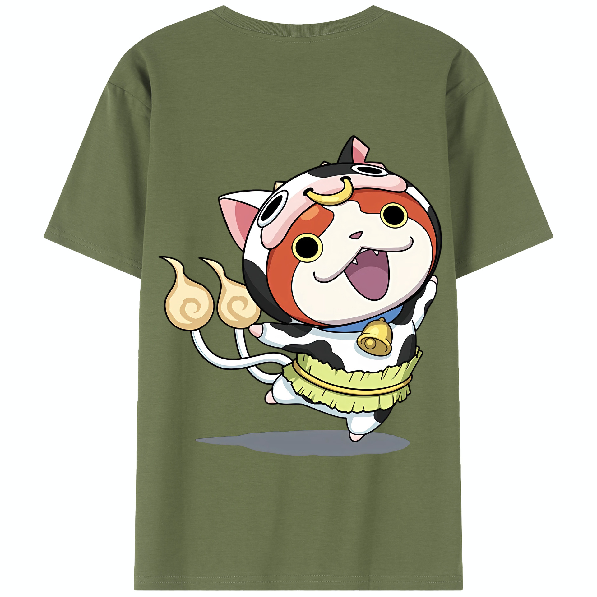 （画像用） 妖怪ウォッチ Yo-kai Watch 綿100％半袖Tシャツ（背面プリント）